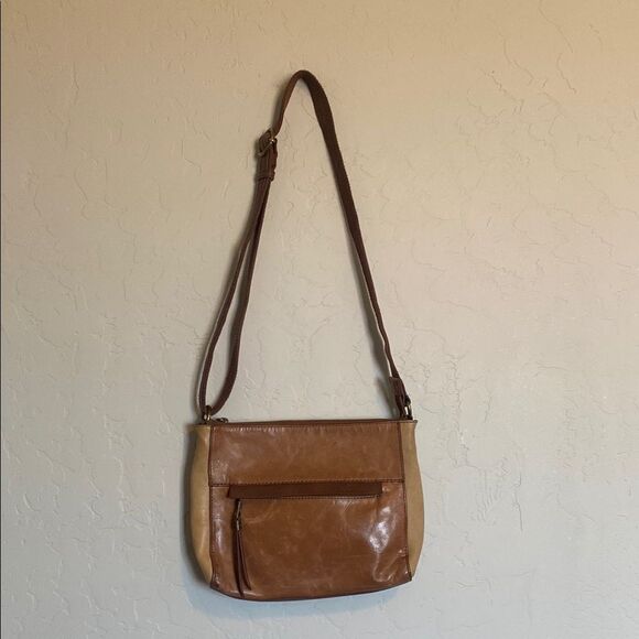Sak Tan Leather Shoulder Bag - Picture 1 of 7